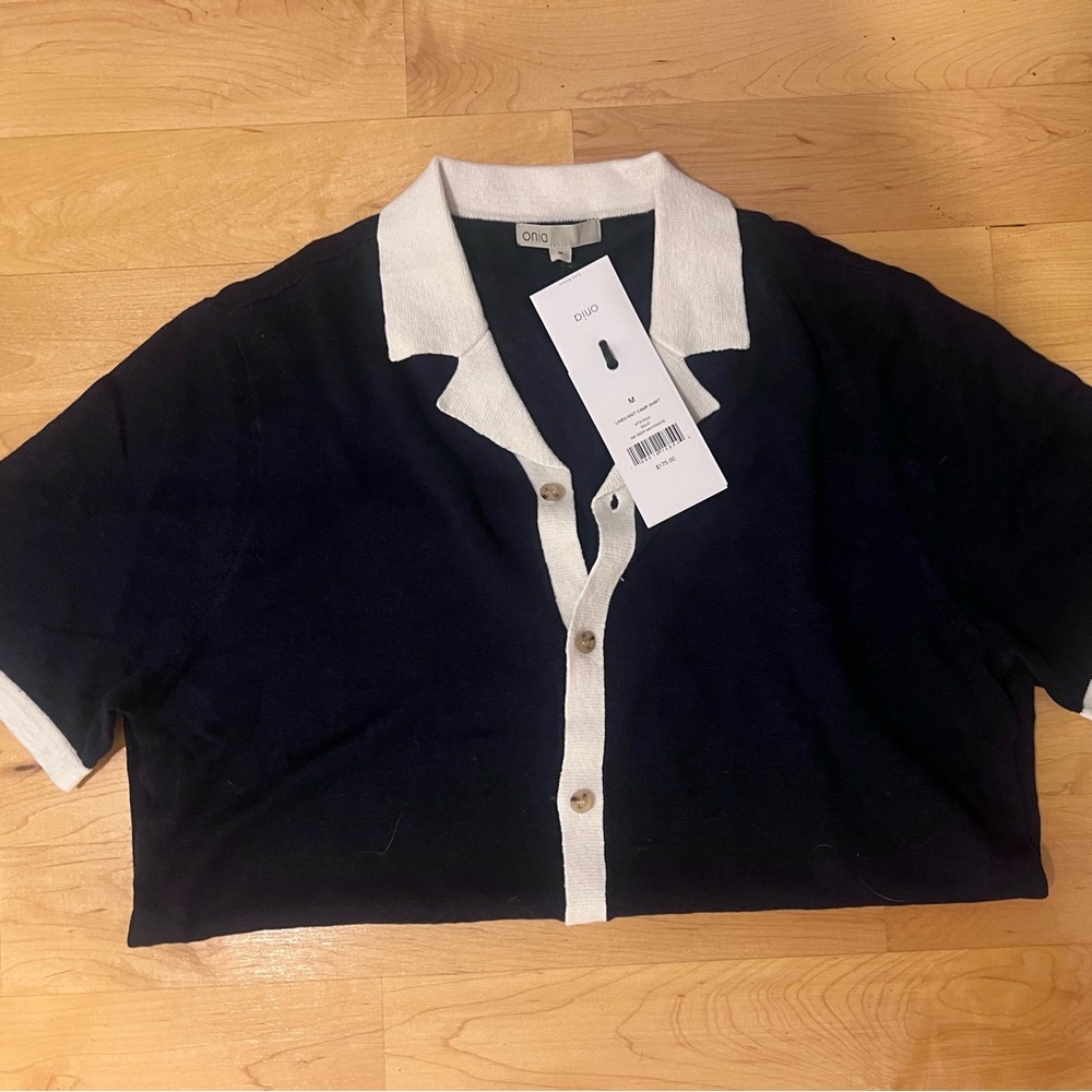 Onia Men’s Linen Knit Camp Shirt